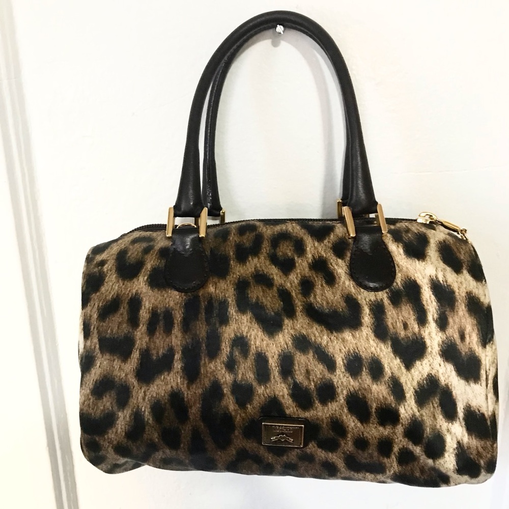 Moschino leopard animal print small bag 9x5.5